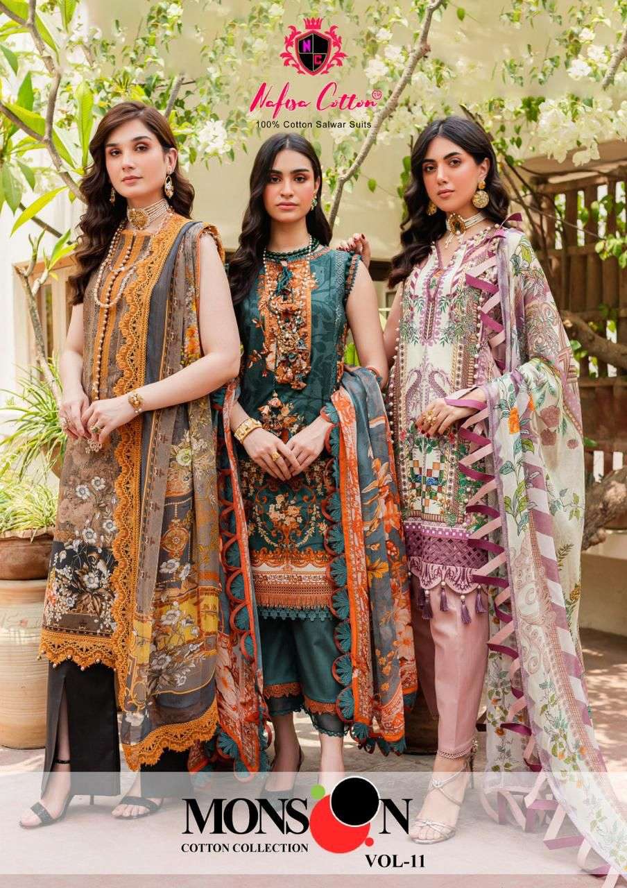 NAFISA COTTON MONSOON COTTON COLLECTION VOL 11