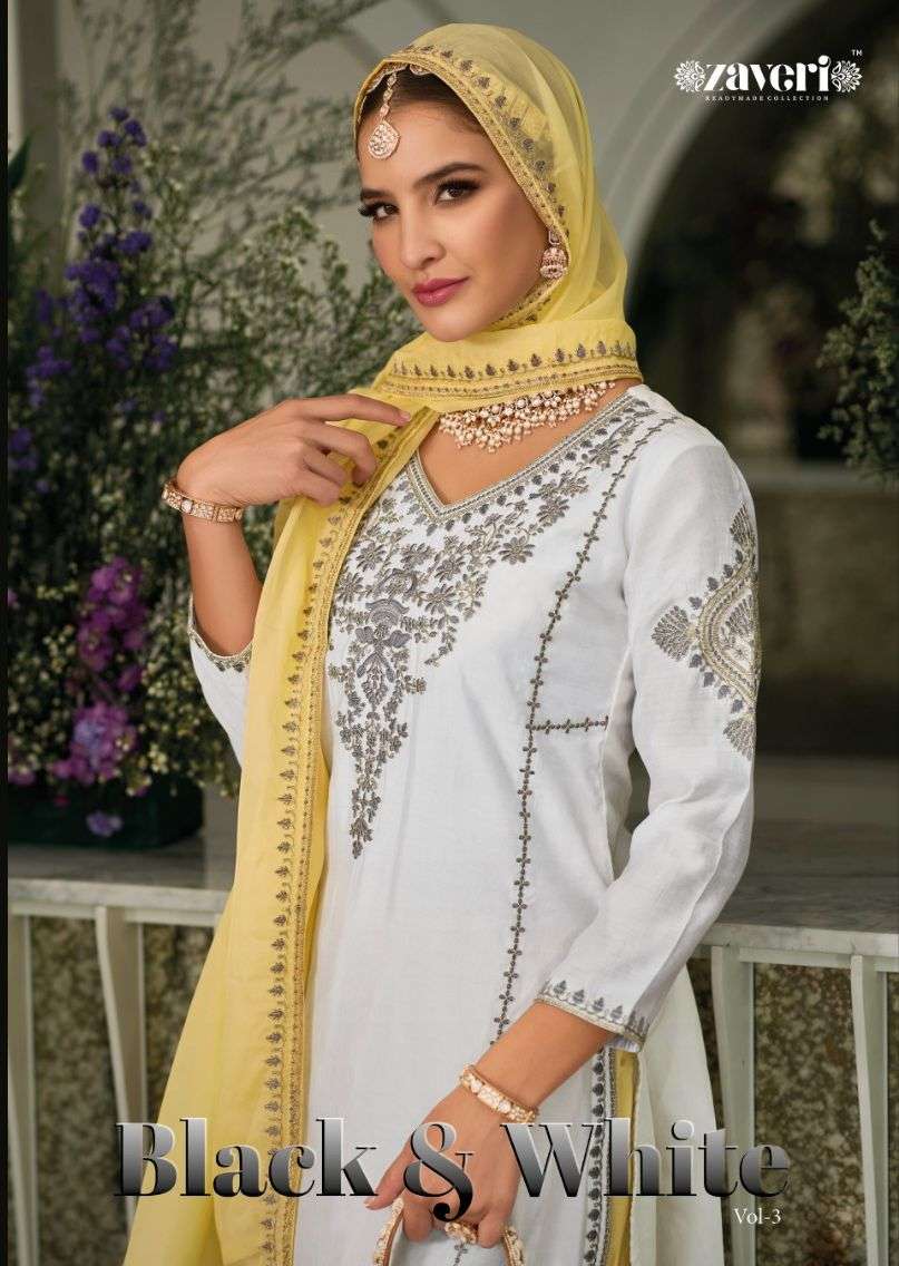 ZAVERI WOMAN BEAUTY BLACK AND WHITE VOL 3 
