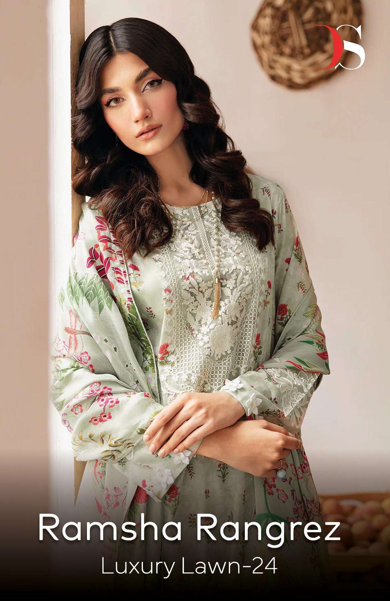 DEEPSY SUITS RAMSHA RANGREZ LUXURY LAWN 24