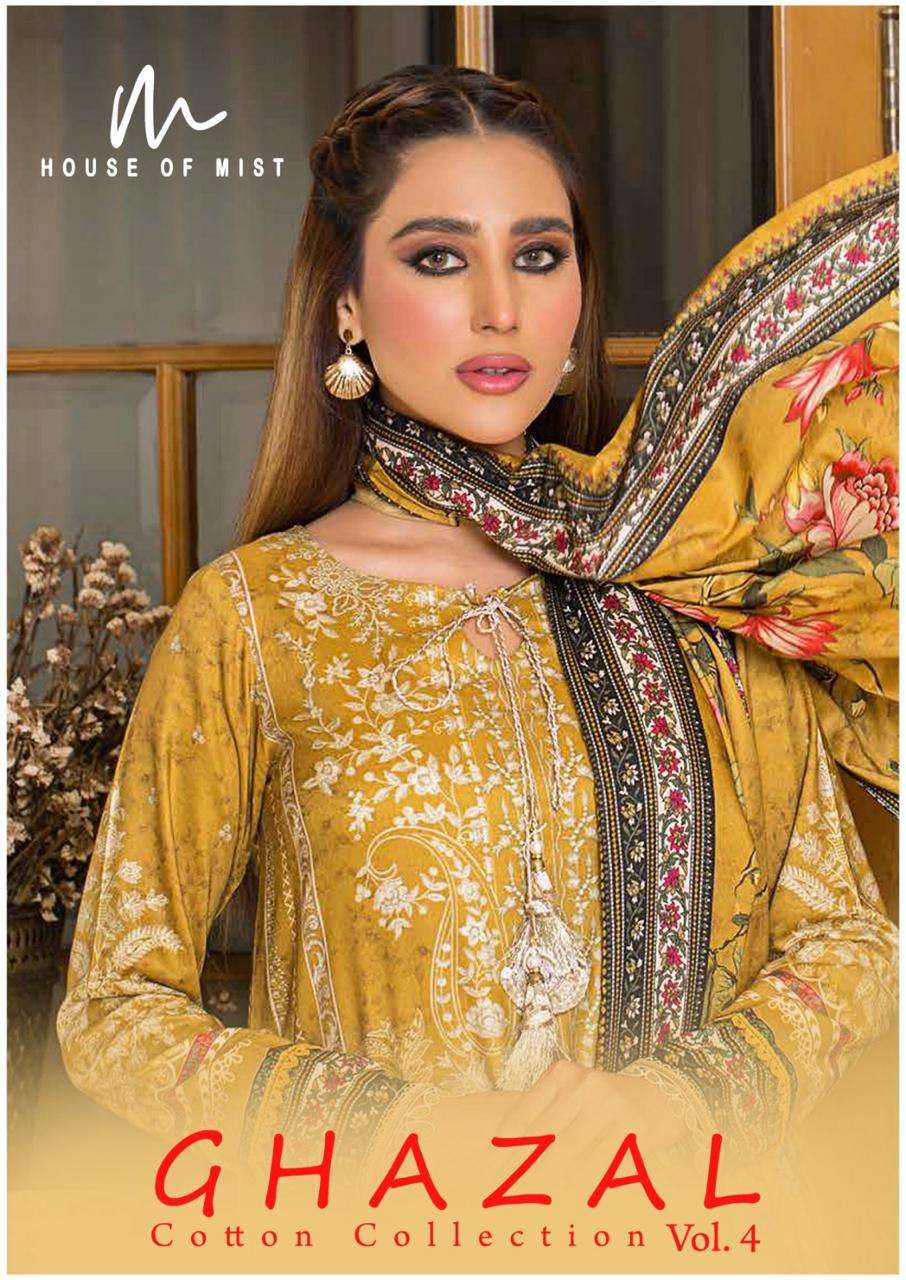 HOUSE OF MIST GHAZAL COTTON COLLECTION VOL 4