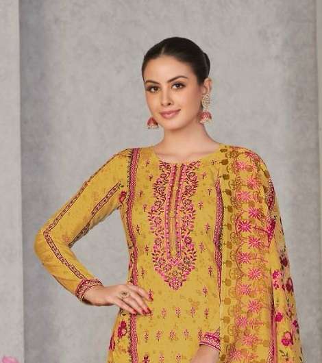 JIHAN  SCARLET LAWN COLOR COLLECTION    