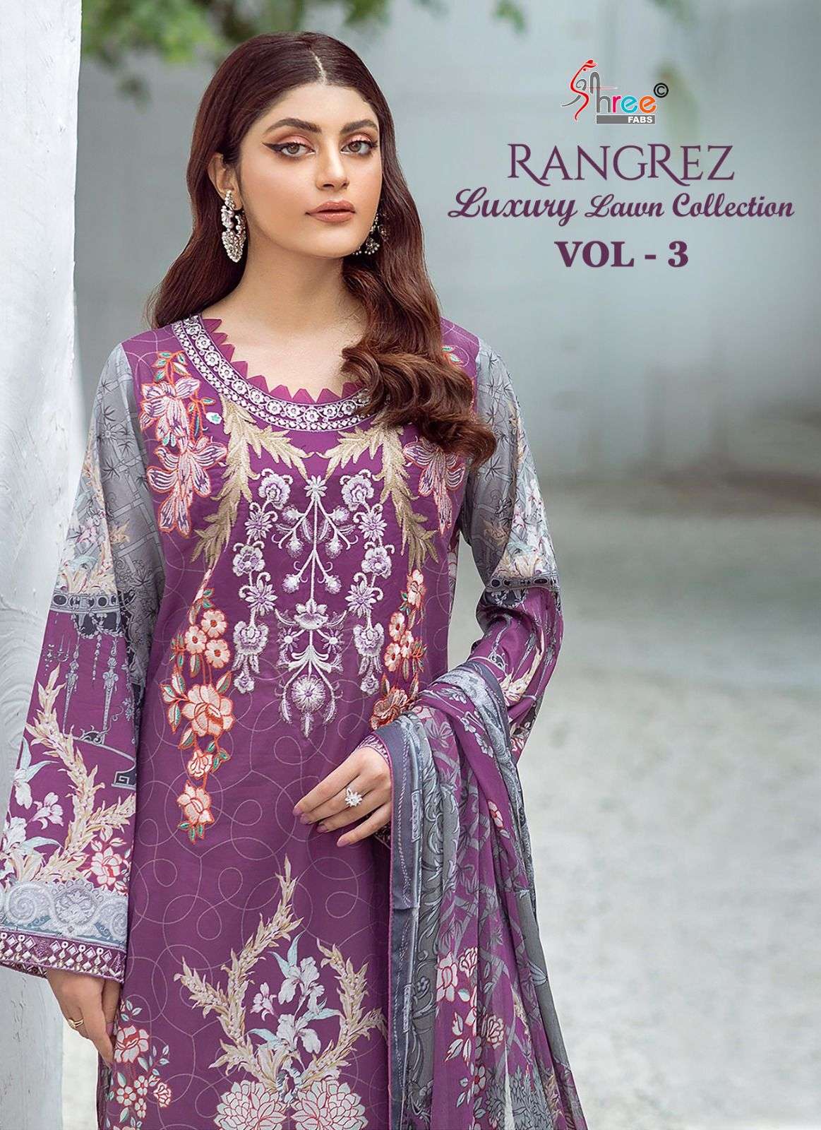SHREE FABS RANGREZ LUXCURY LAWN COLLECTION VOL 3 