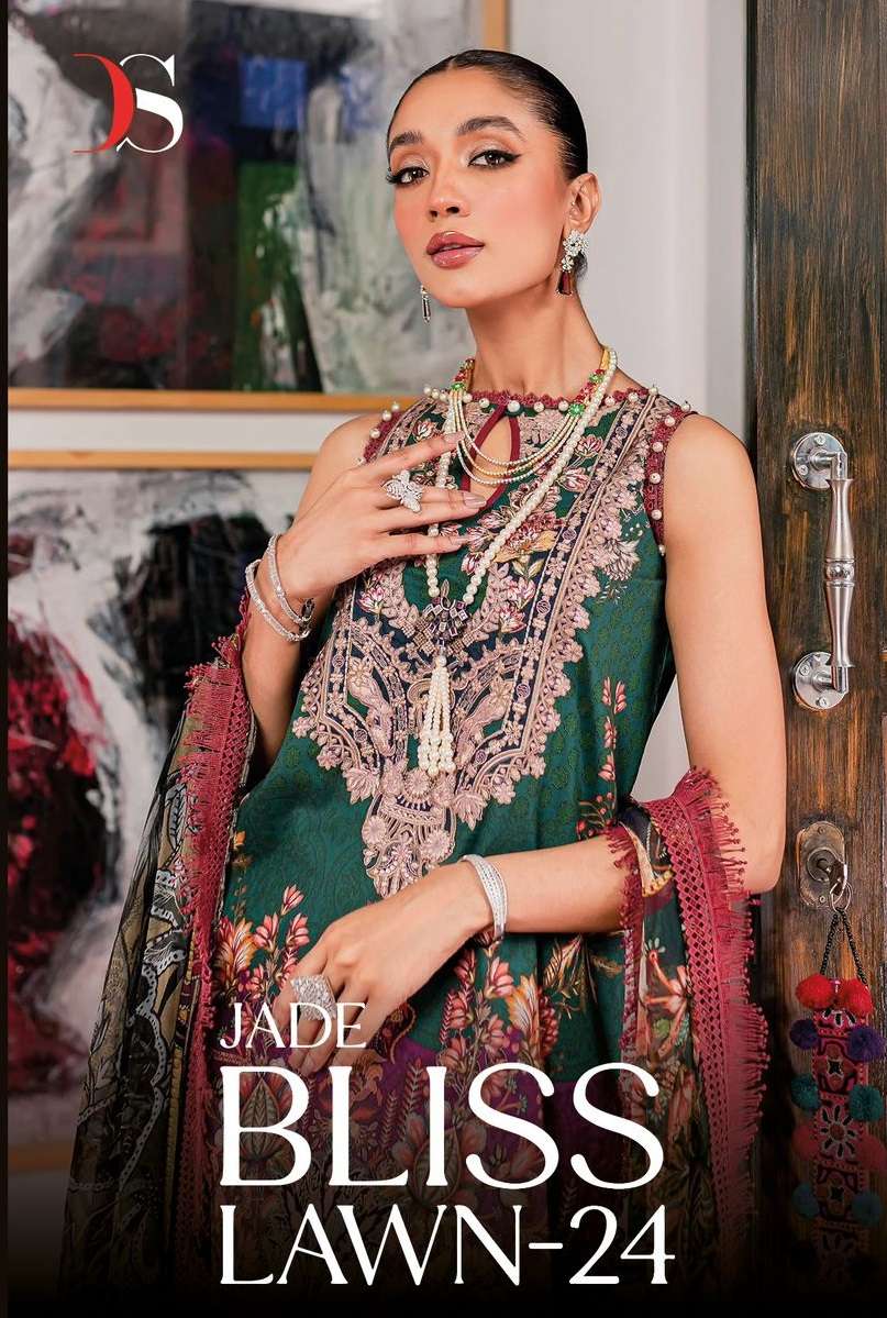 DEEPSY SUITS JADE BLISS LAWN 24 