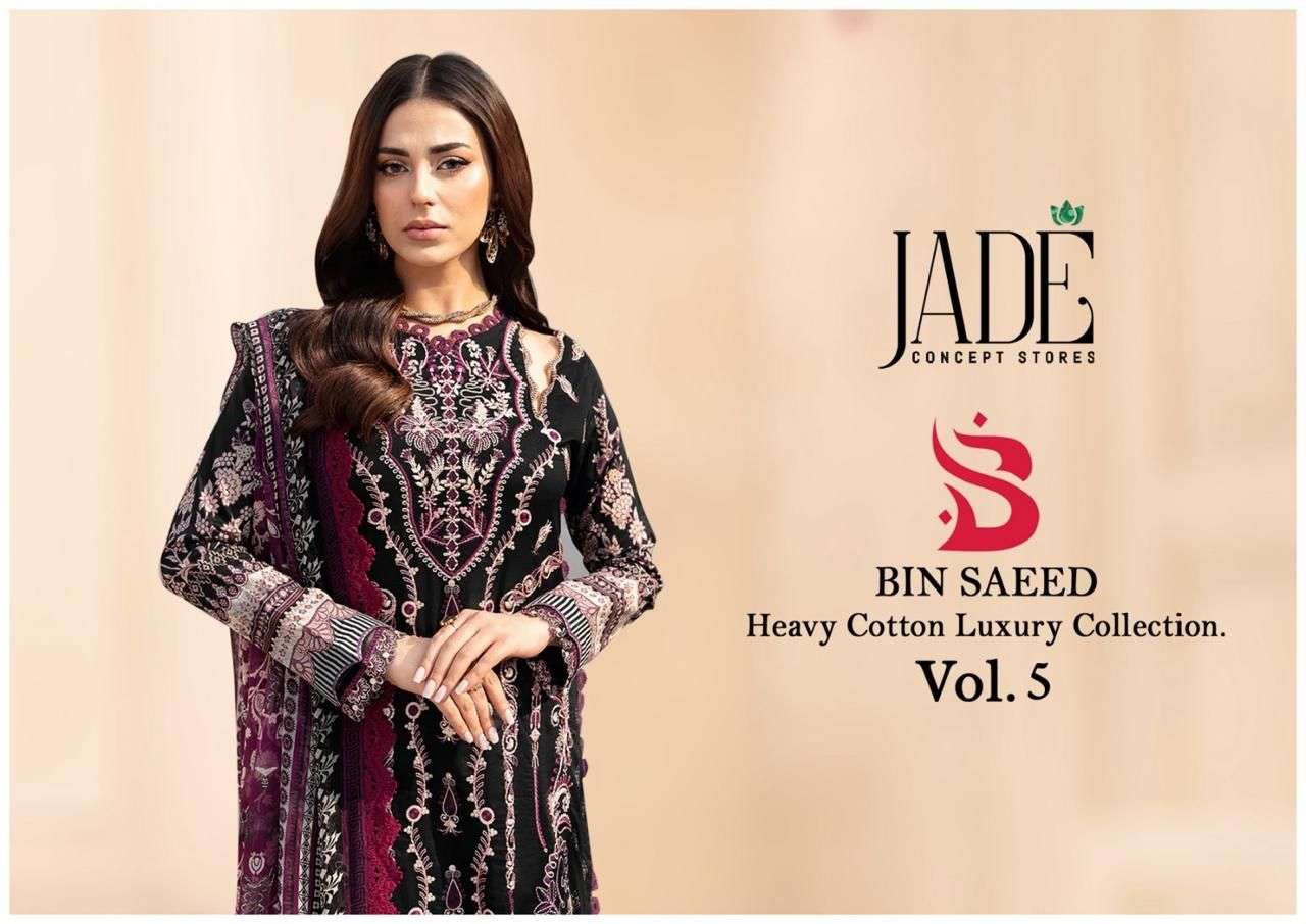 JADE BIN SAEED HEAVY COTTON LUXURY COLLECTION VOL 5