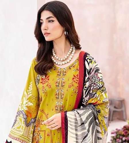 JIHAN CHEVRON LUXURY LAWN COLLECTION VOL 2