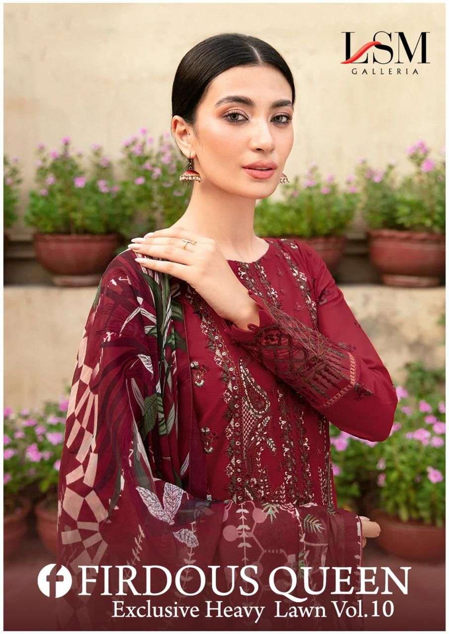 LSM GALLERIA FIRDOUS QUEEN LAWN VOL 10 