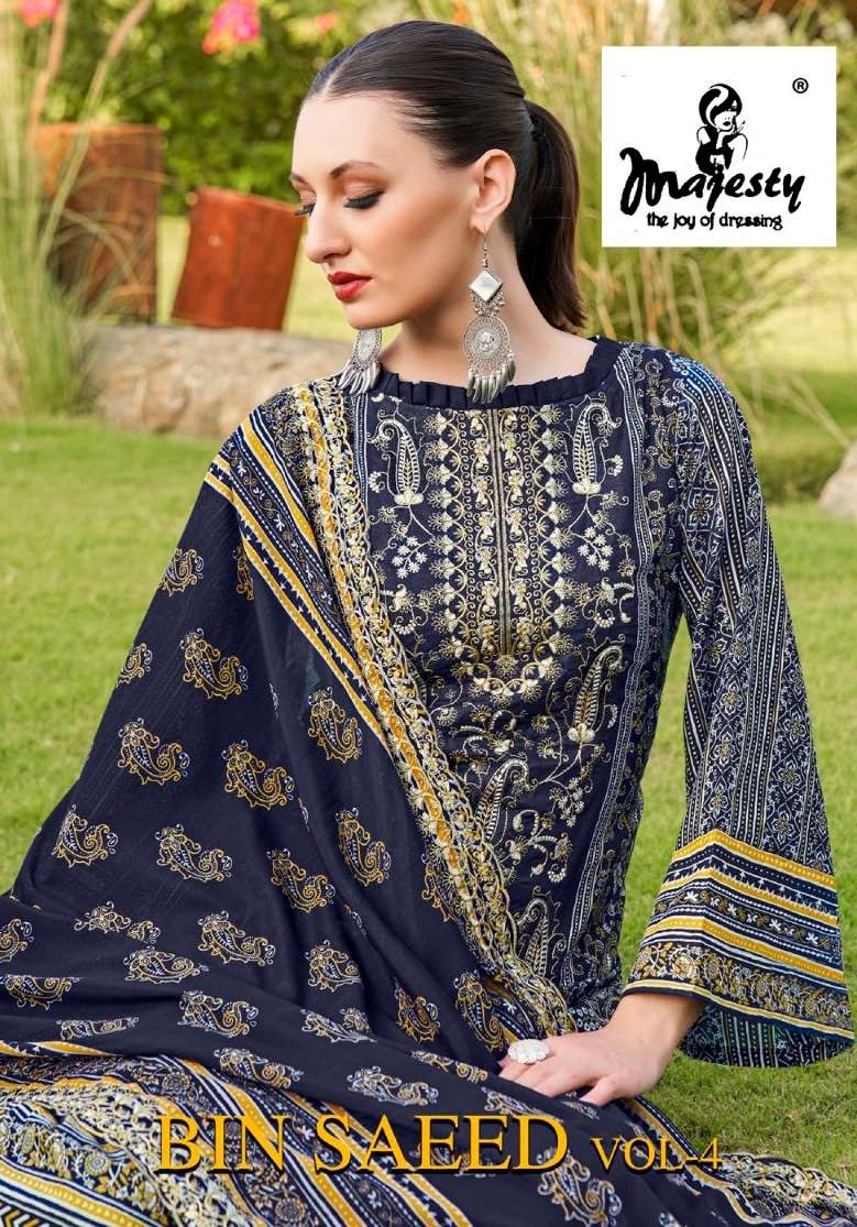 MAJESTY BIN SAEED LAWN COLLECTION VOL 4 