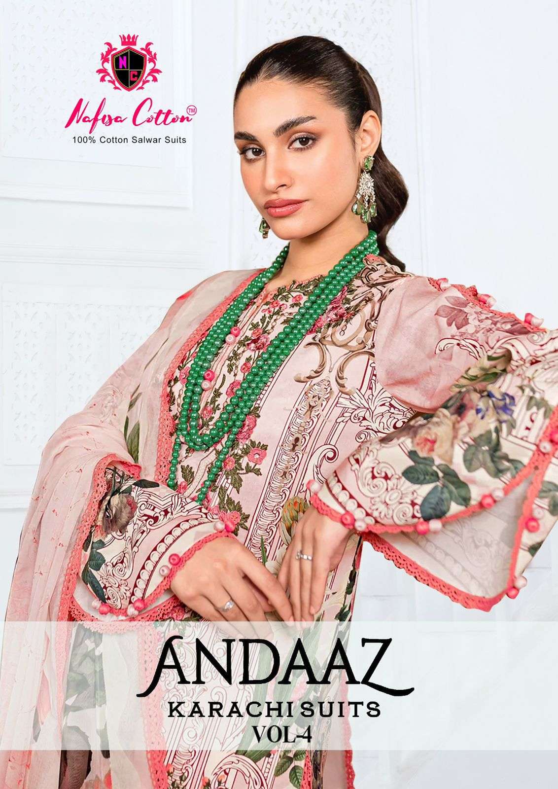 NAFISA COTTON ANDAAZ KARACHI SUITS VOL 4