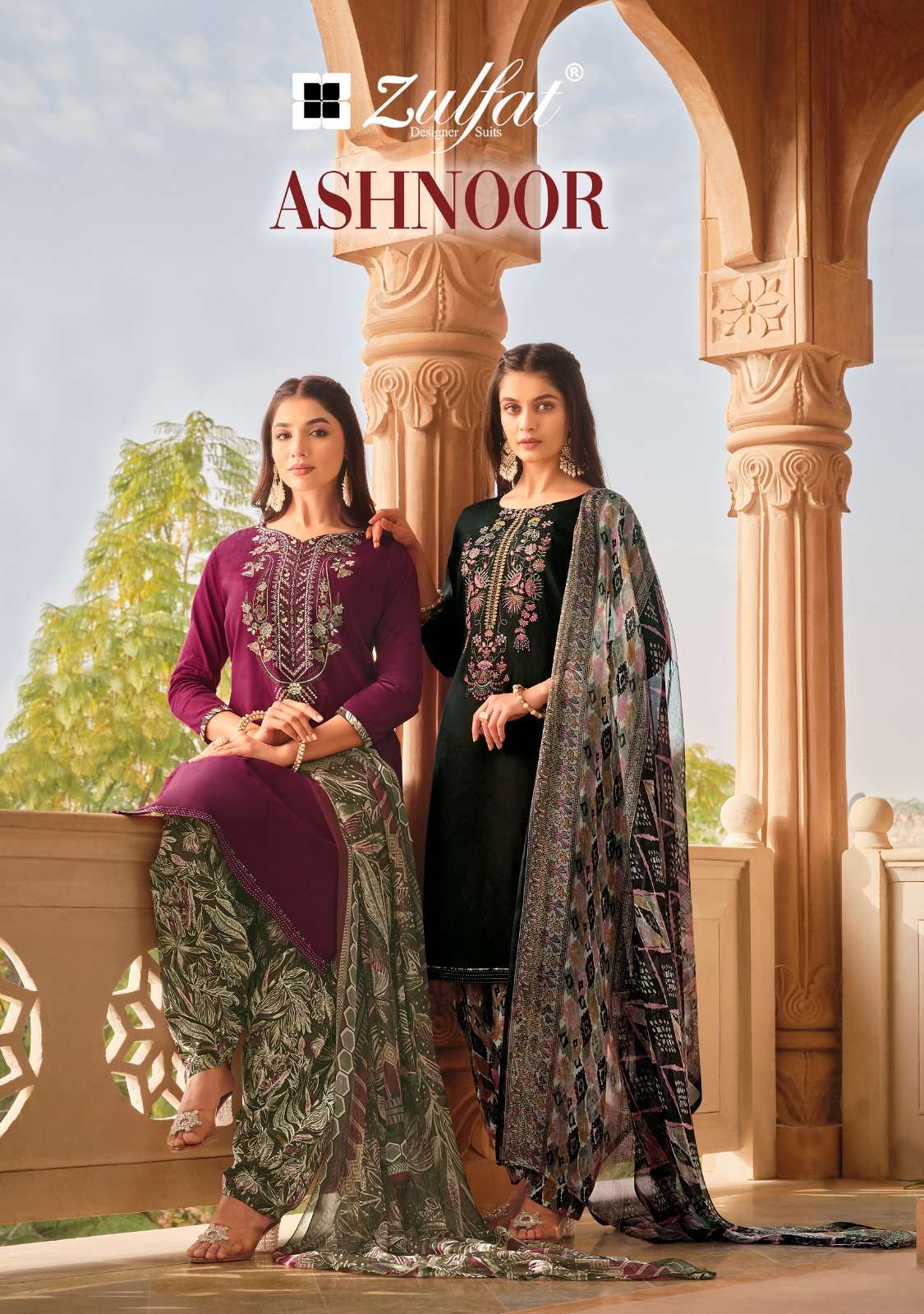 ZULFAT DESIGNER SUITS ASHNOOR 