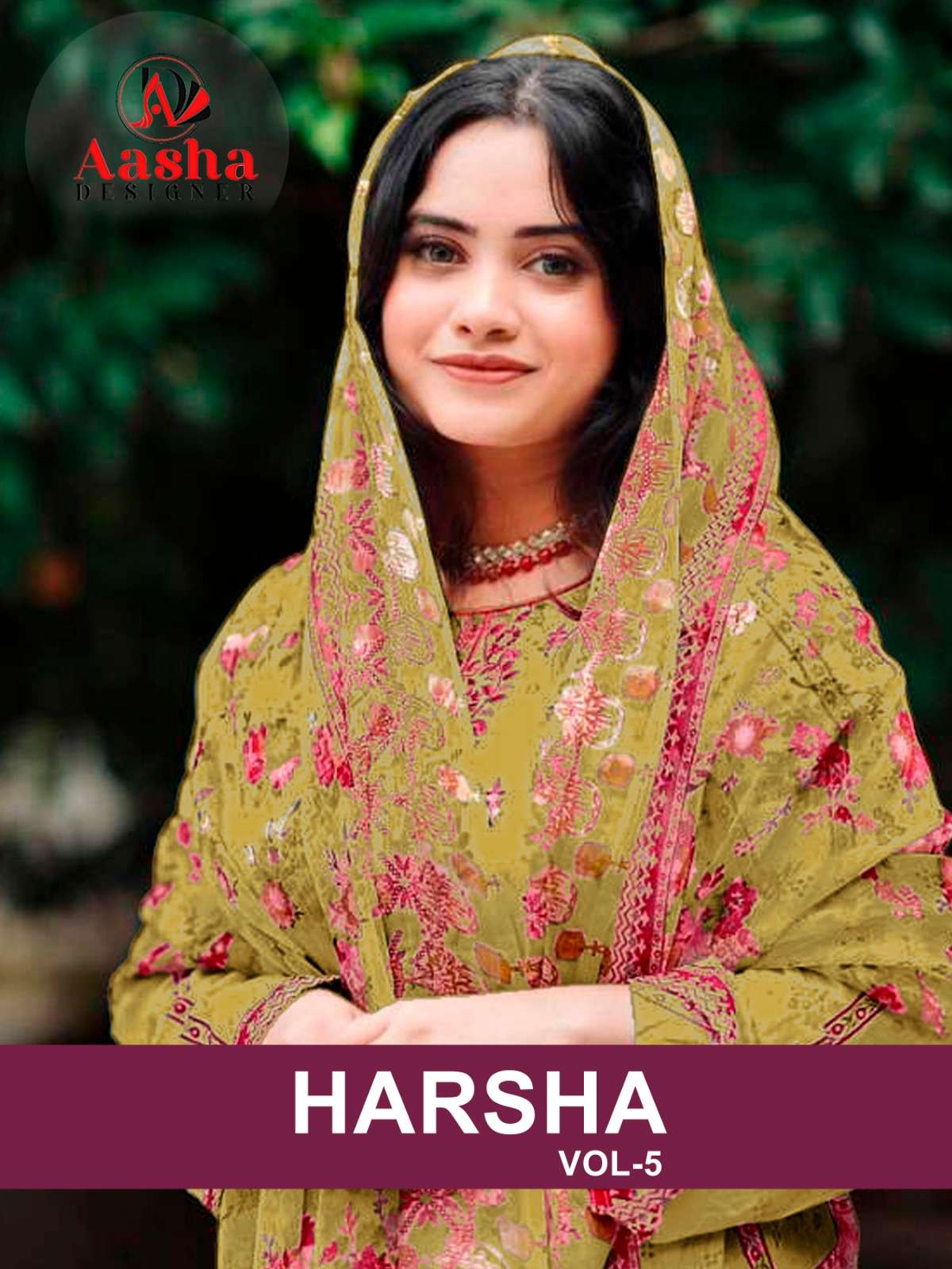 AASHA DESIGNER HARSHA VOL 5 