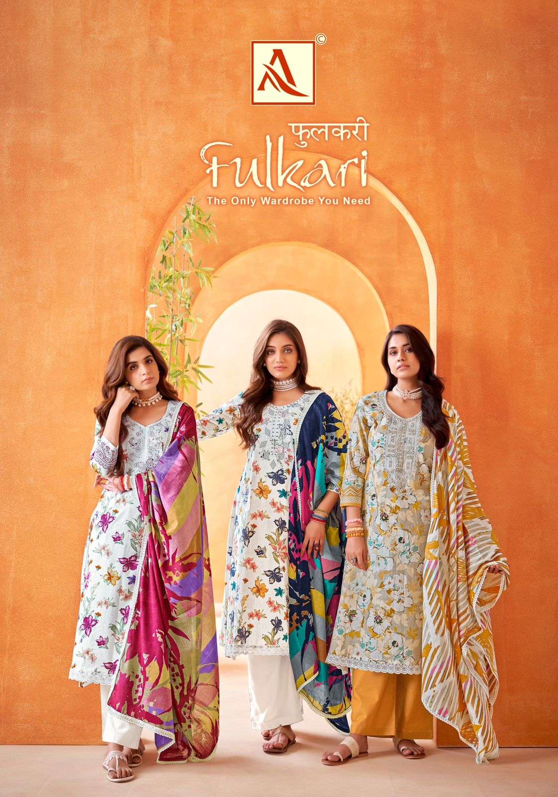 ALOK SUITS FULKARI 