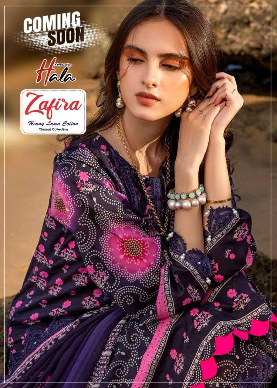 HALA ZAFIRA CHUNARI COLLECTION