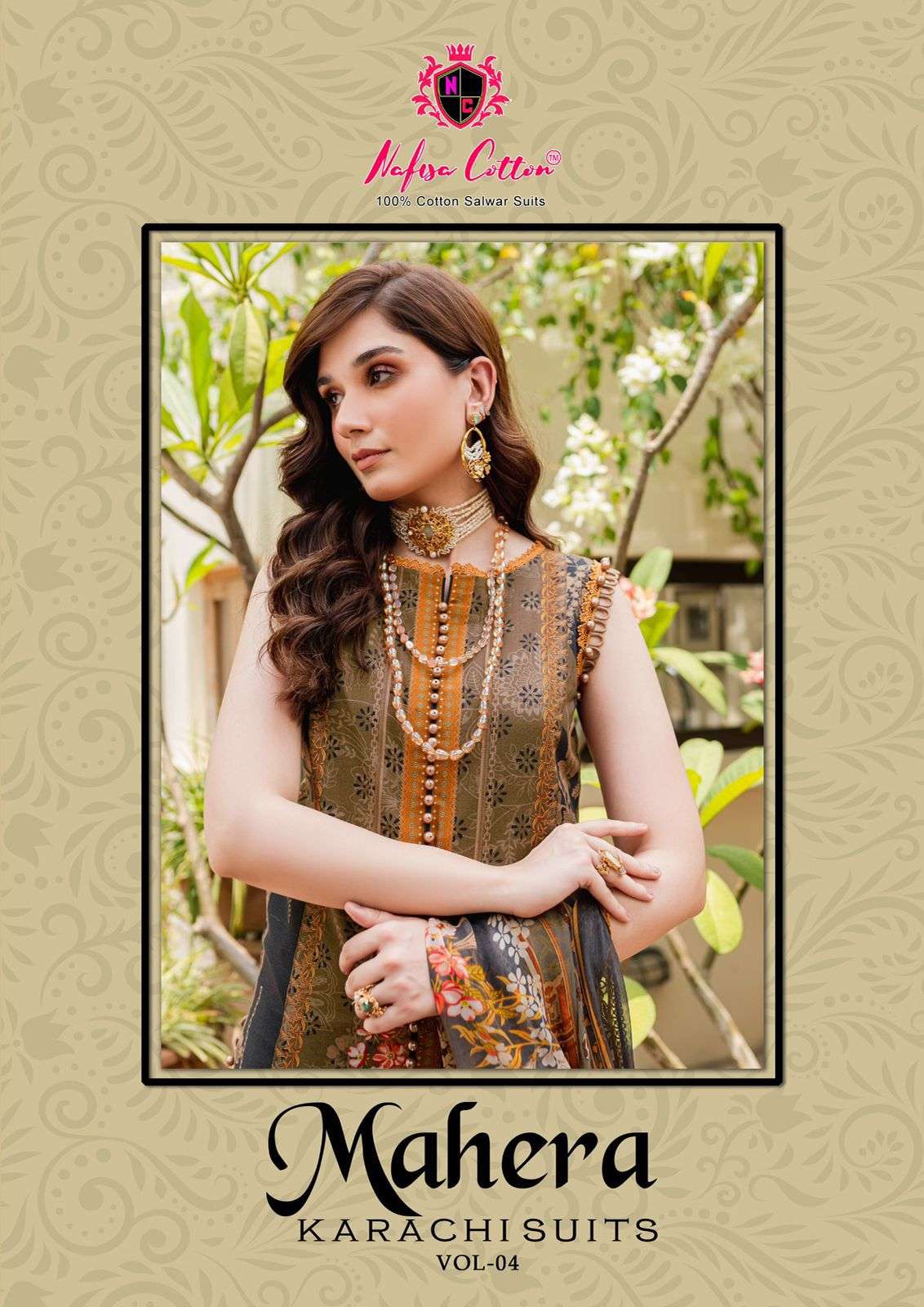 NAFISA COTTON MAHERA KARACHI SUITS VOL 4