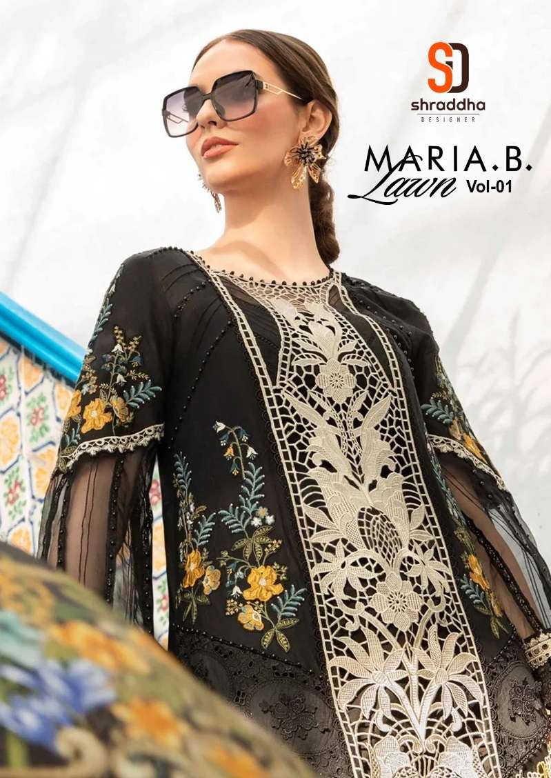 SHRADDHA DESIGNER MARIA B LAWN VOL 1 