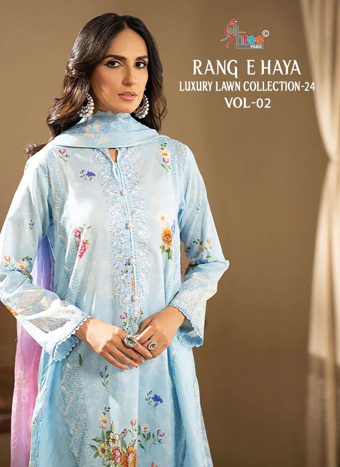 SHREE FABS RANG E HAYA LUXURY LAWN COLLECTION VOL 2