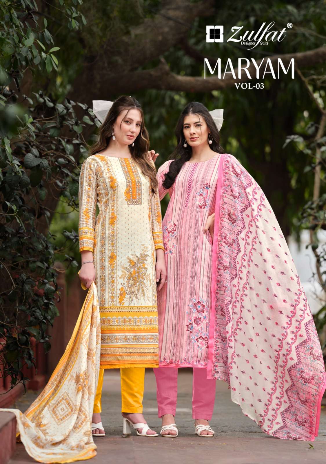 ZULFAT DESIGNER SUITS MARYAM VOL 3 