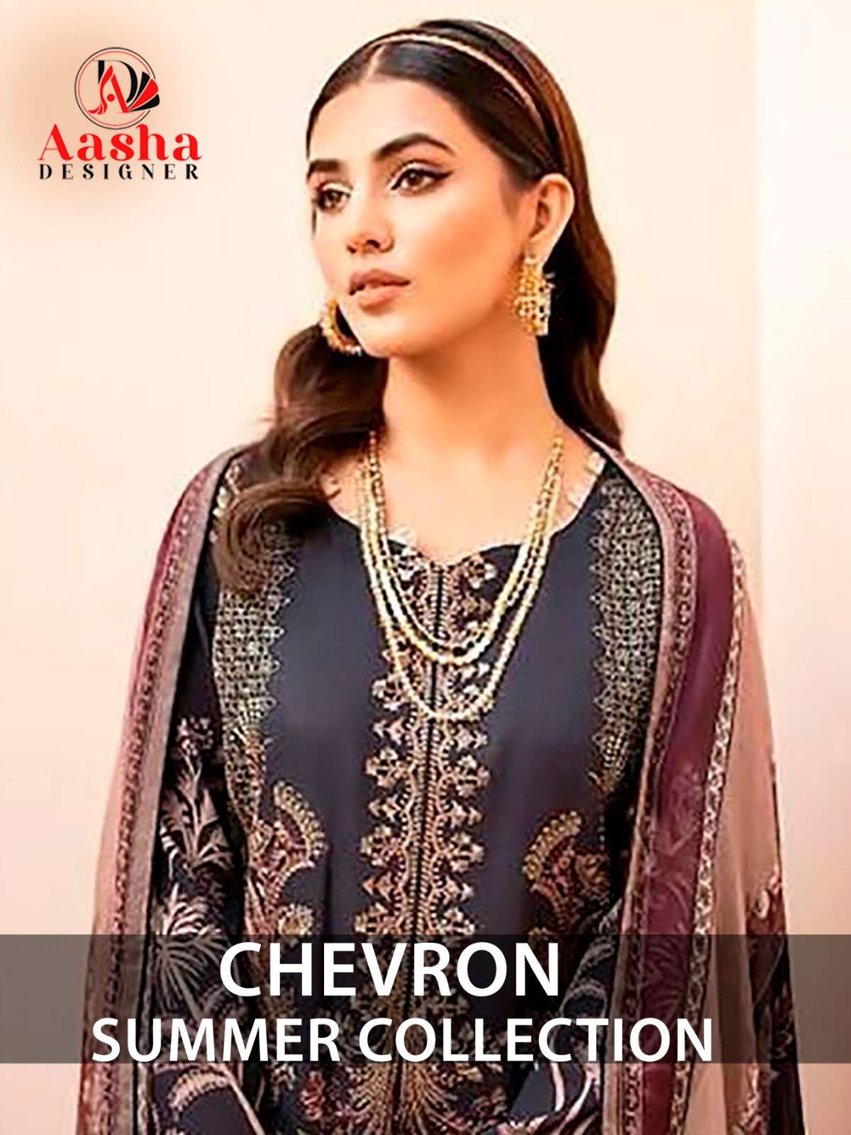 AASHA DESIGNER CHEVRON SUMMER COLLECTION 