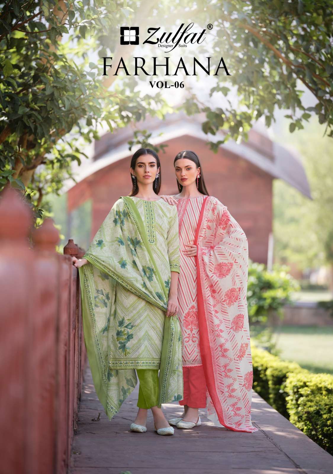ZULFAT DESIGNER SUITS FARHANA VOL 6 