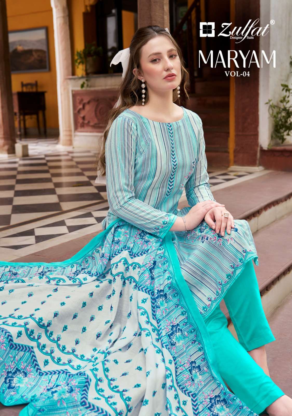 ZULFAT DESIGNER SUITS MARYAM VOL 4 