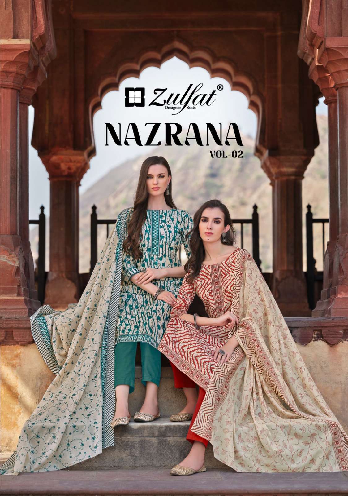ZULFAT DESIGNER SUITS NAZRANA VOL 2