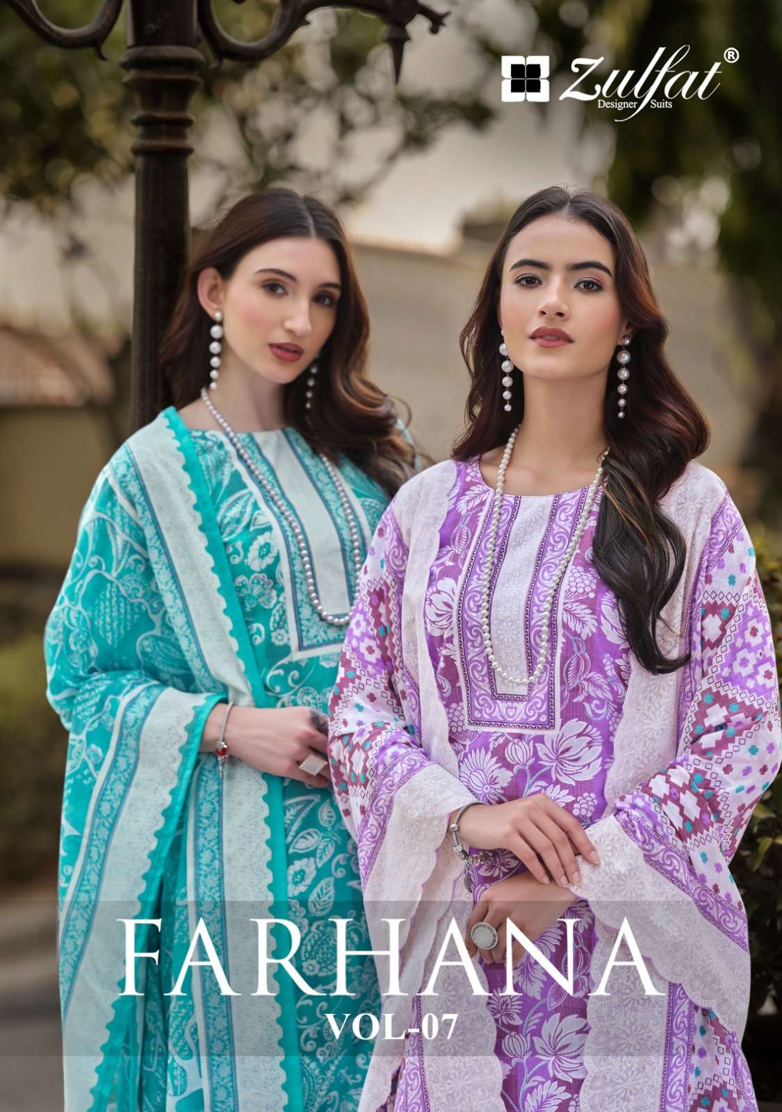 ZULFAT DESIGNER SUITS FARHANA VOL 7 