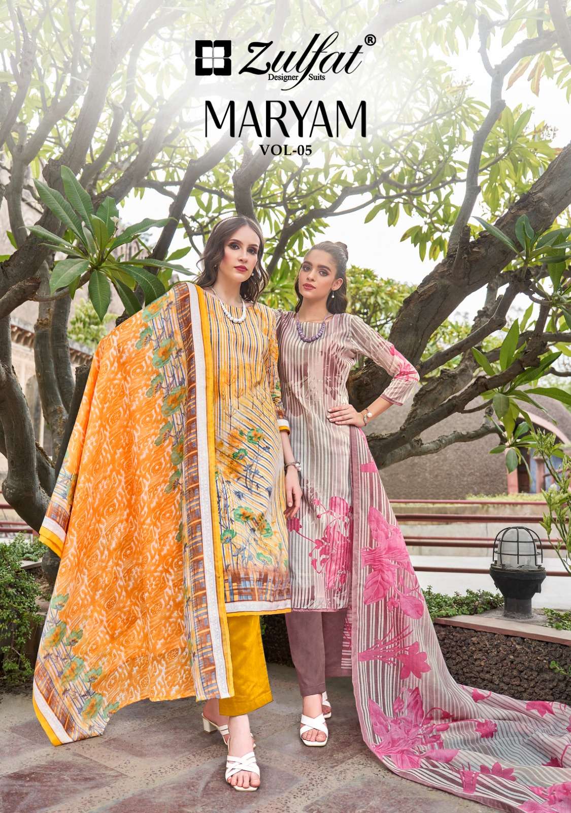 ZULFAT DESIGNER SUITS MARYAM VOL 5