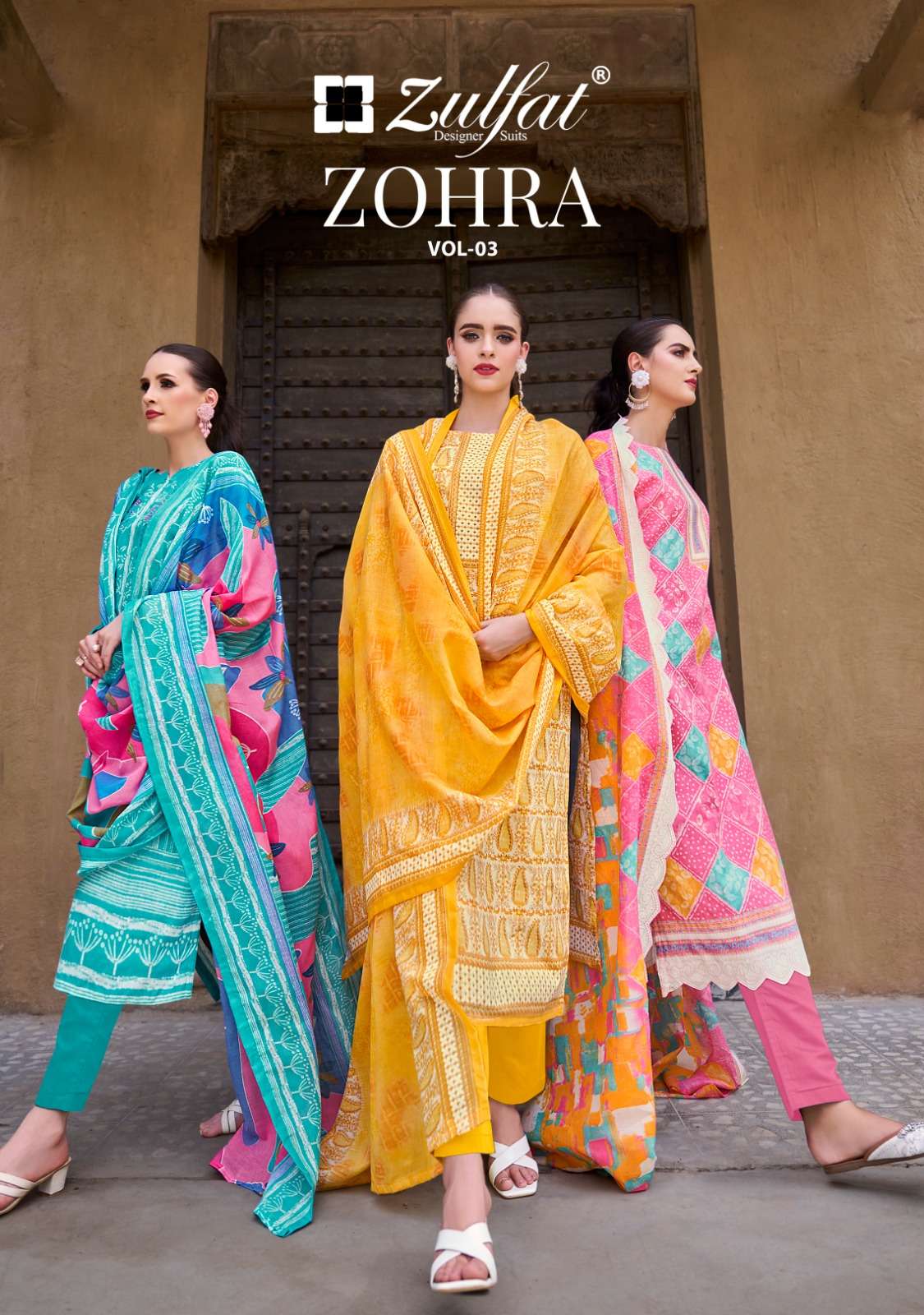 ZULFAT DESIGNER SUITS ZOHRA VOL 3