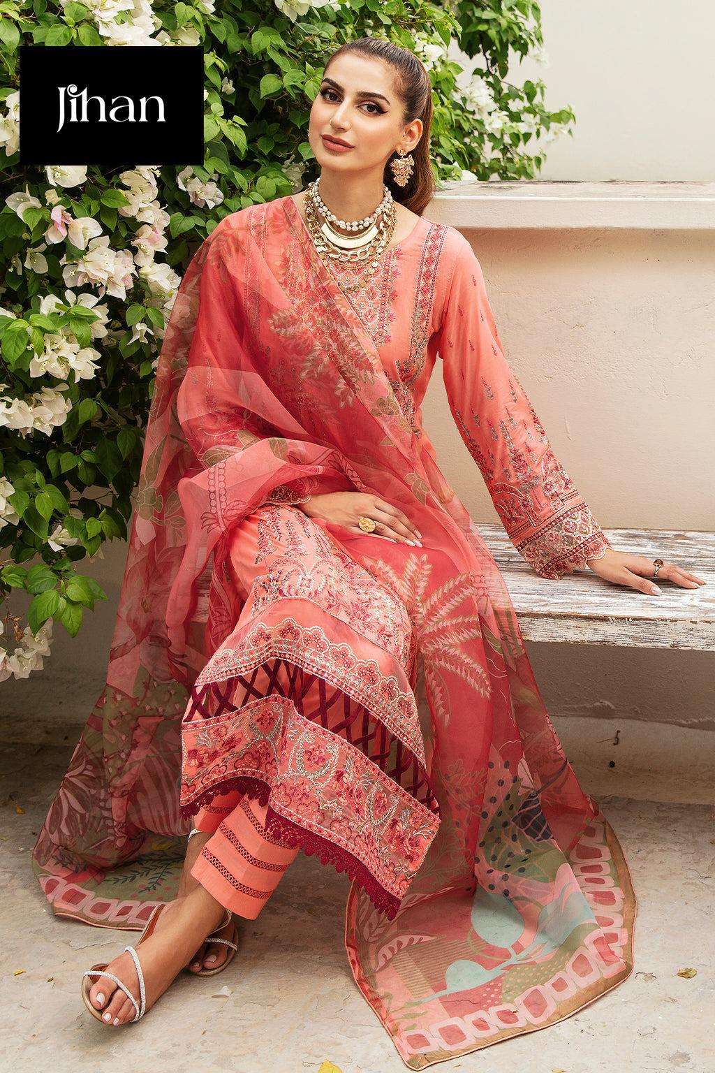 JIHAN RIWAYAT LUXURY LAWN COLLECTION VOL 2