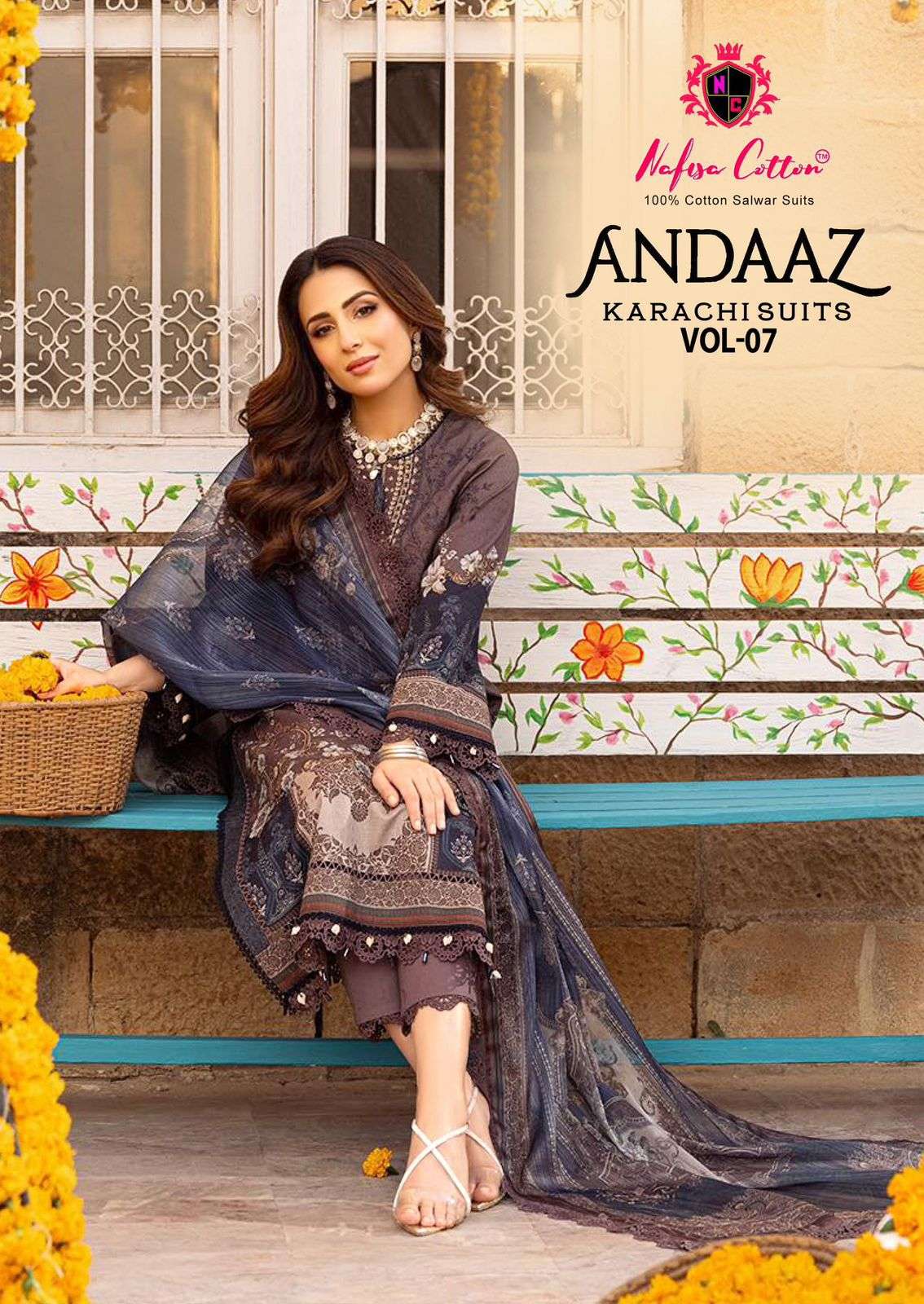NAFISA COTTON ANDAAZ KARACHI SUITS VOL 7
