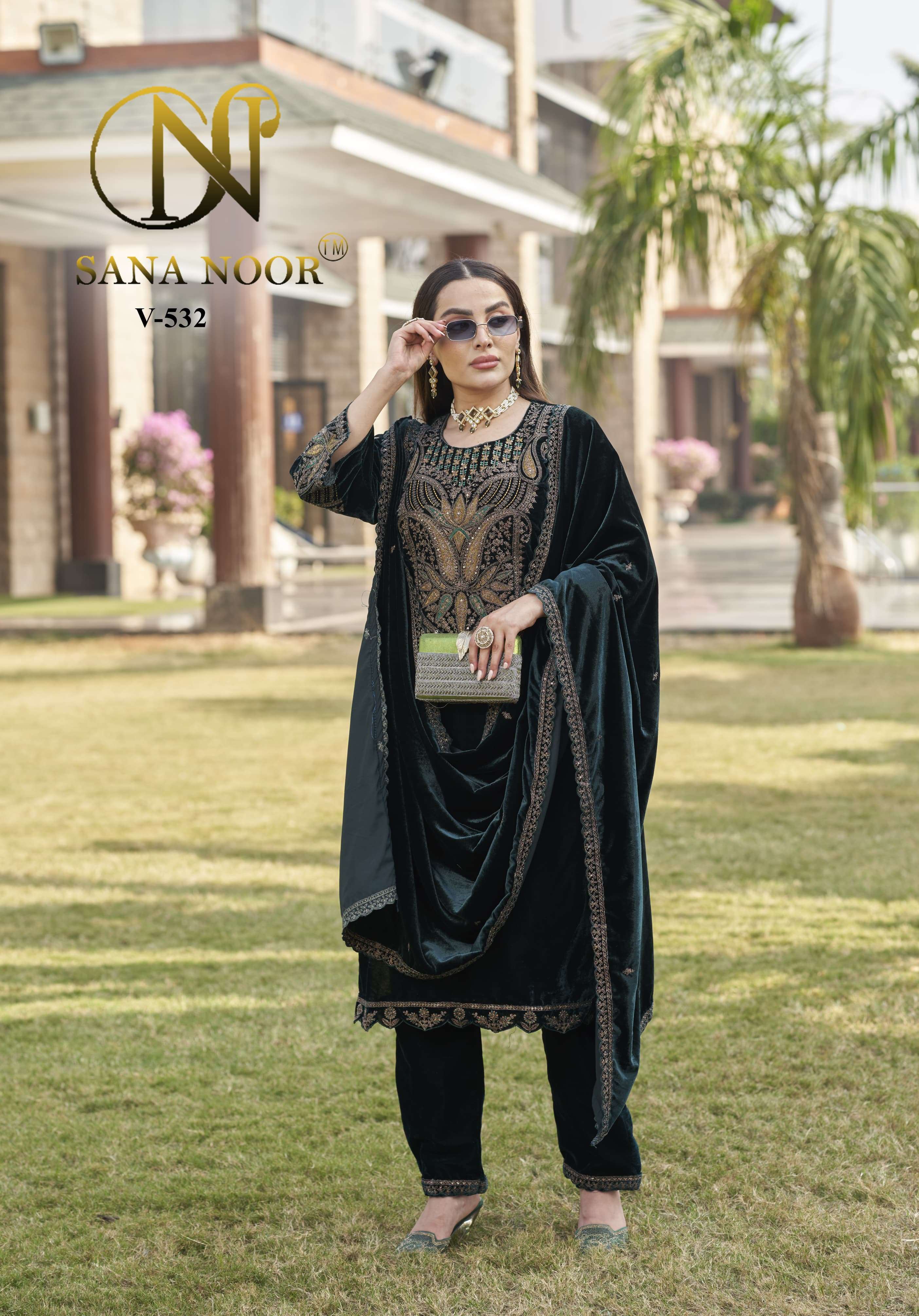 SANA NOOR READY MADE VELVET COLLECTION
