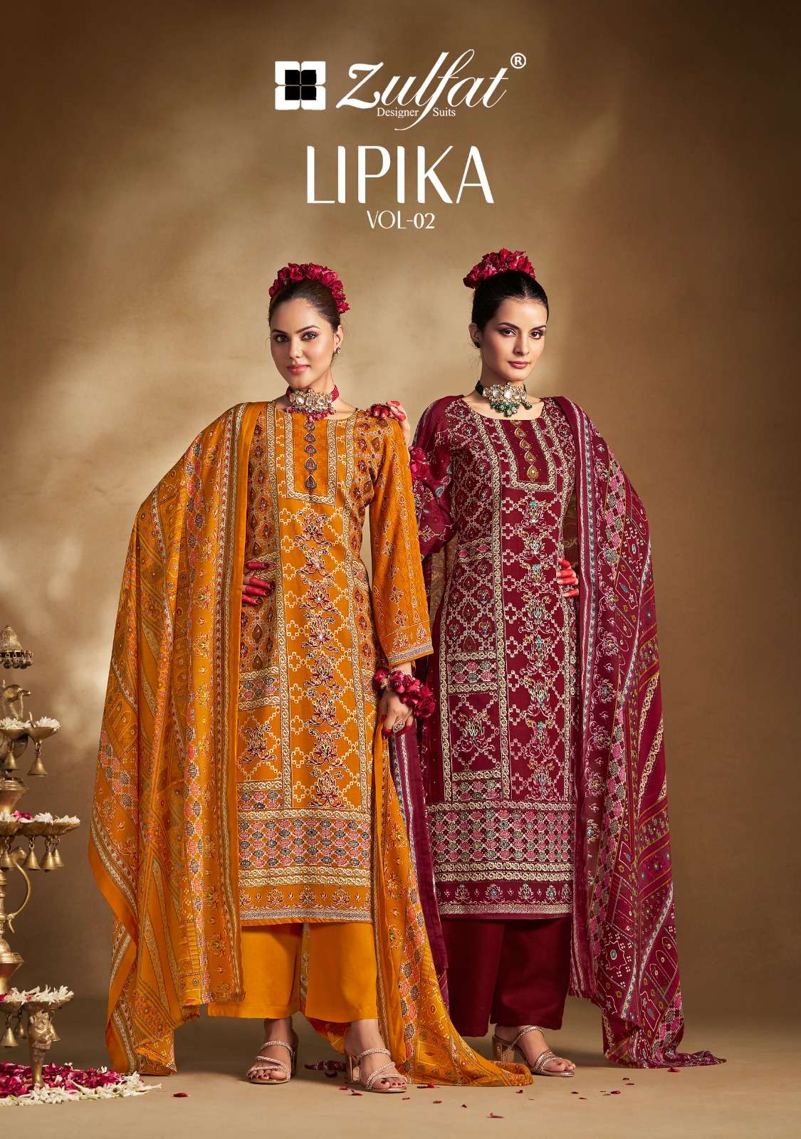 ZULFAT DESIGNER SUITS LIPIKA VOL 2 