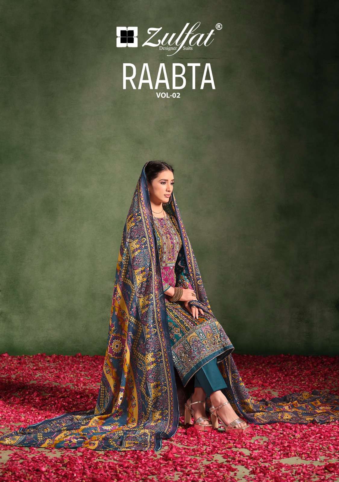 ZULFAT DESIGNER SUITS RAABTA VOL 2 