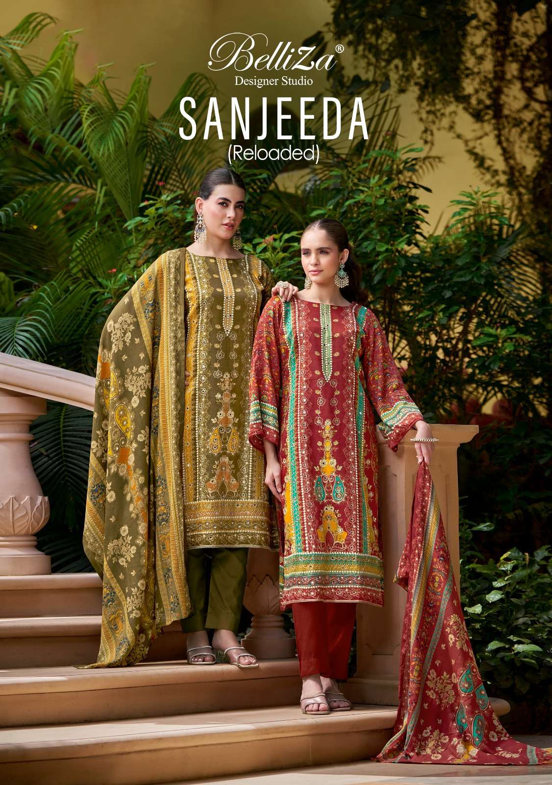 ZULFAT DESIGNER SUITS SANJEEDA