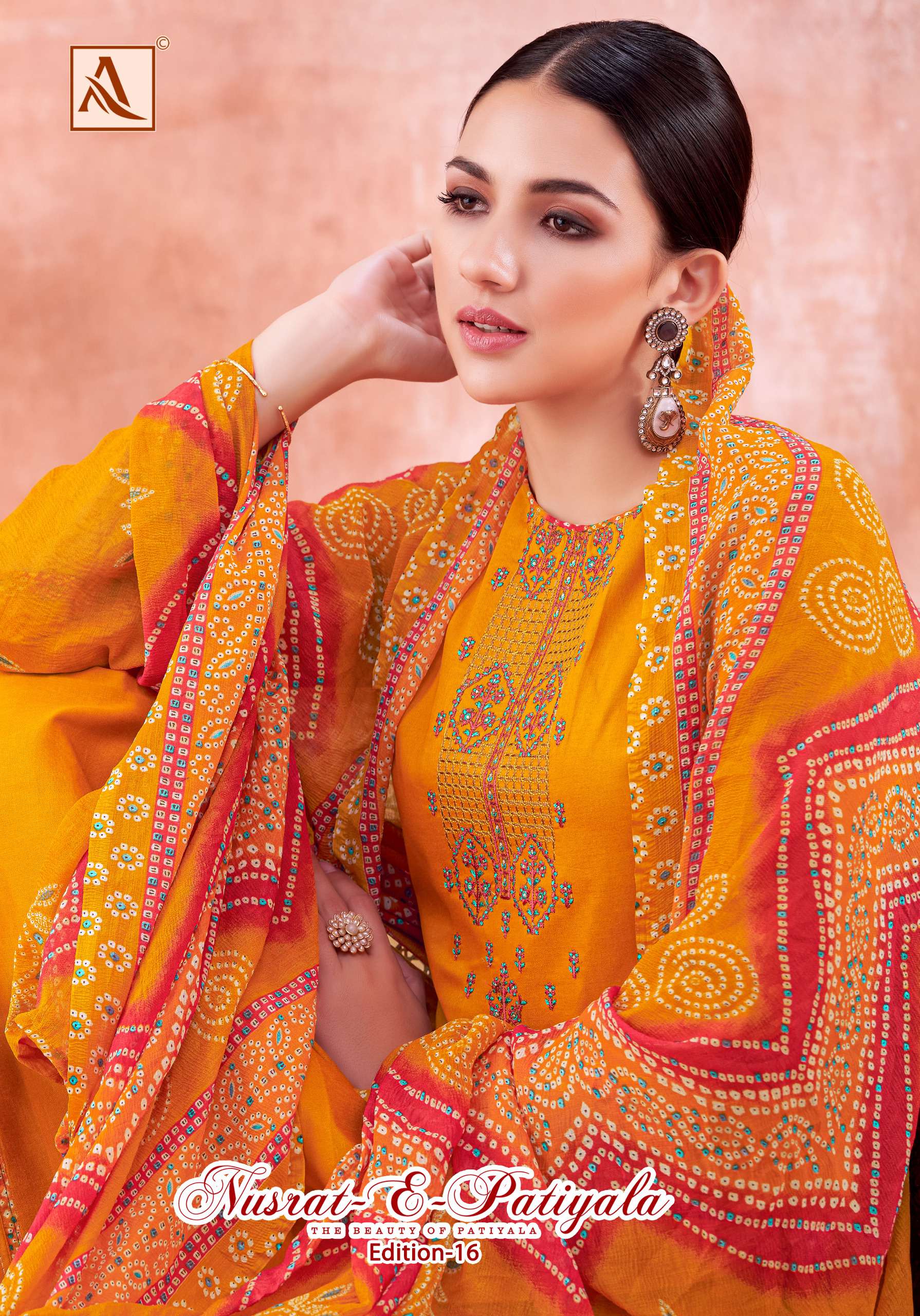 ALOK SUITS NUSRAT E PATIYALA EDITION VOL 16