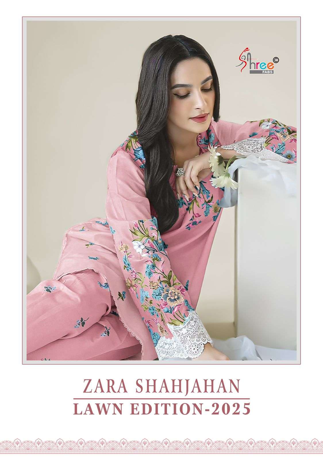 SHREE FABS ZARA SHAHJAHAN LAWN EDITION 25 