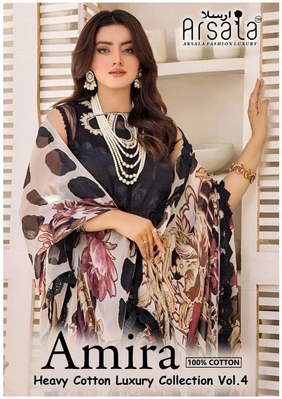 ARSALA FASHION AMIRA HEAVY COTTON LUXURY COLLECTION VOL 4 