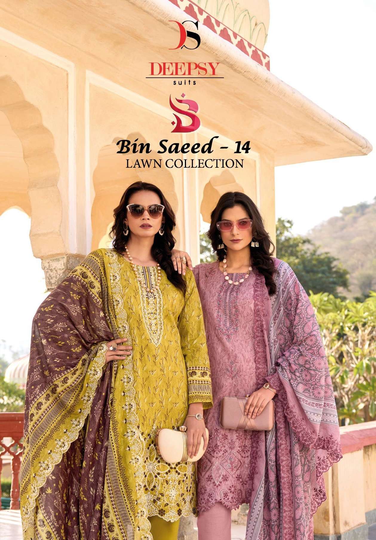 DEEPSY SUITS BIN SAEED LAWN COLLECTION VOL 14 