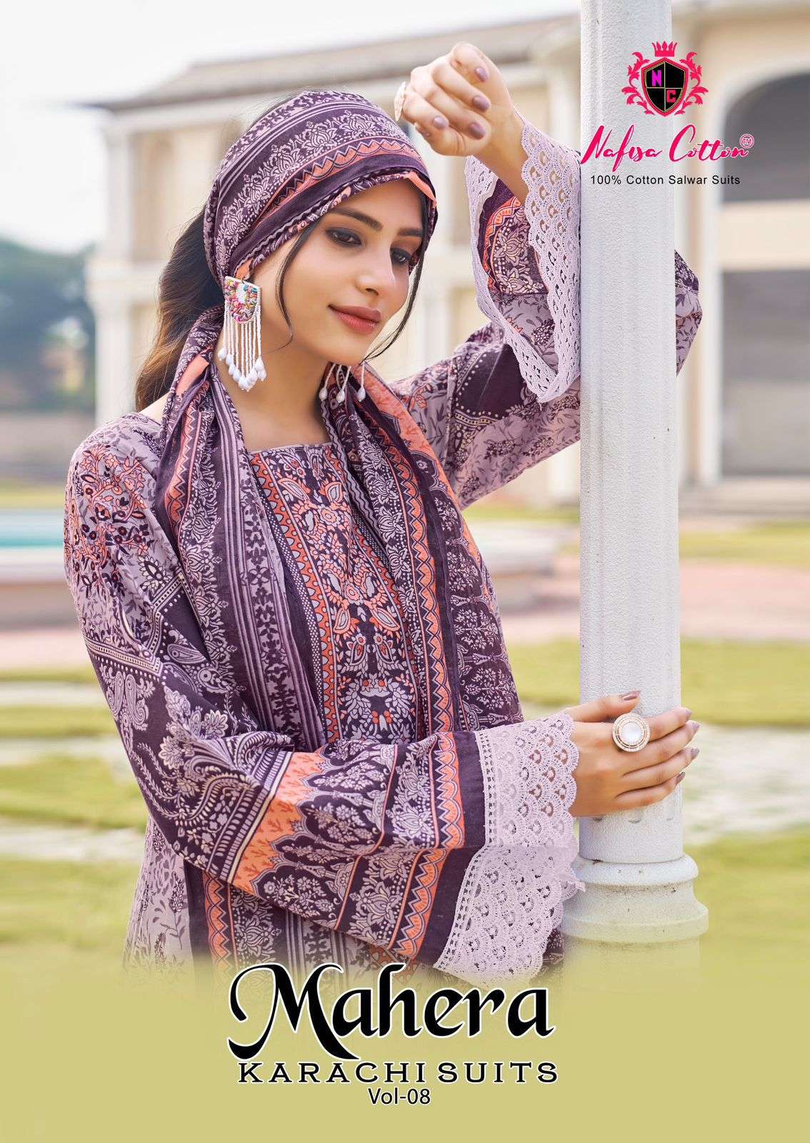 NAFISA COTTON MAHERA KARACHI SUITS VOL 8