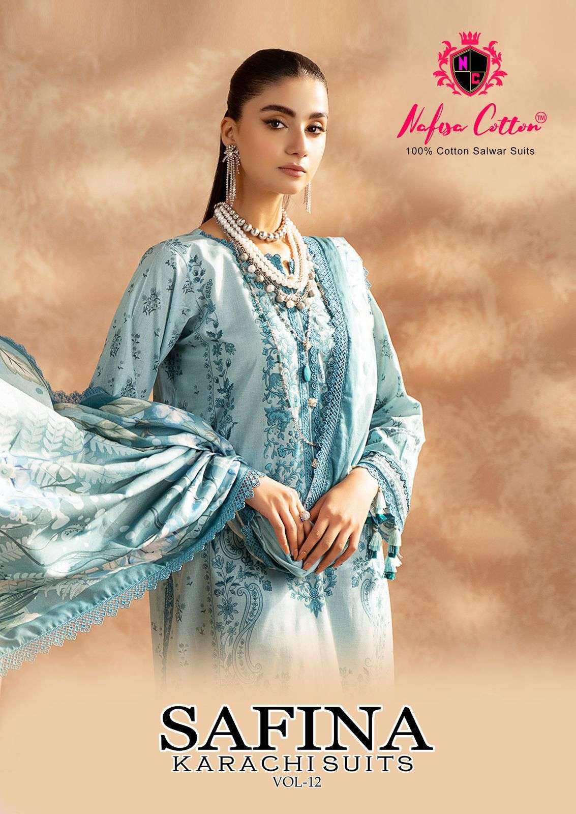 NAFISA COTTON SAFINA KARACHI SUITS VOL 12 