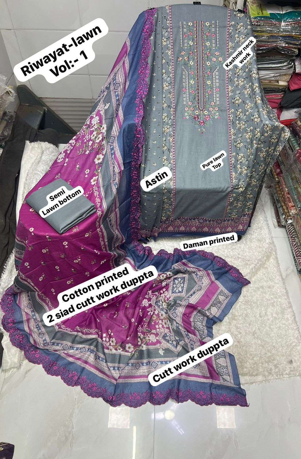 SAPPHIRE RIWAYAT LAWN VOL 1