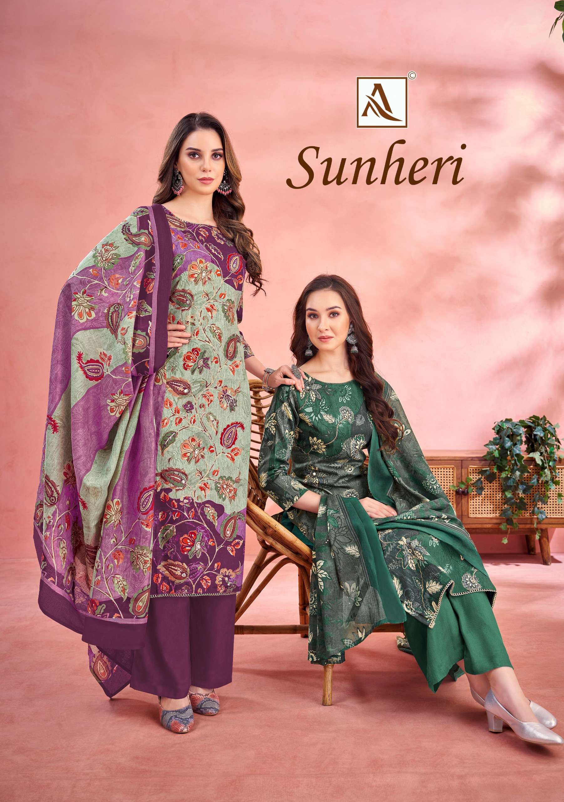 ALOK SUITS SUNHERI 