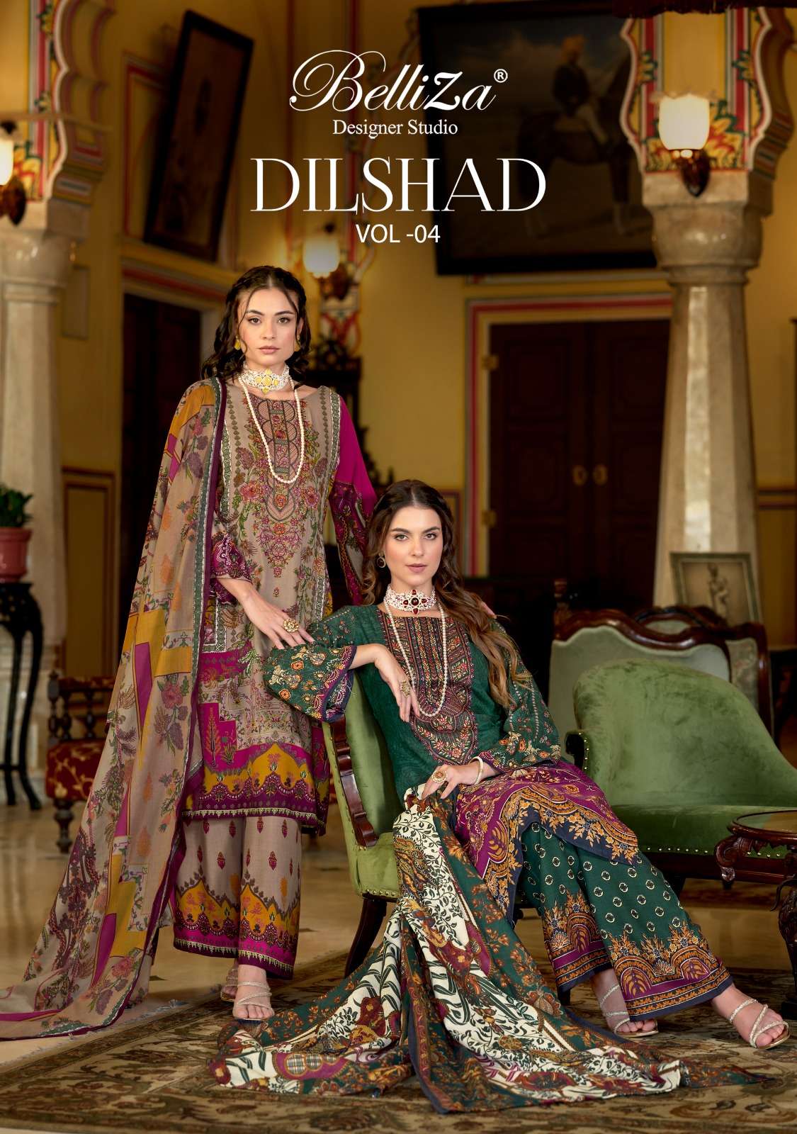 BELLIZA DESIGNER STUDIO DILSHAD VOL 4 