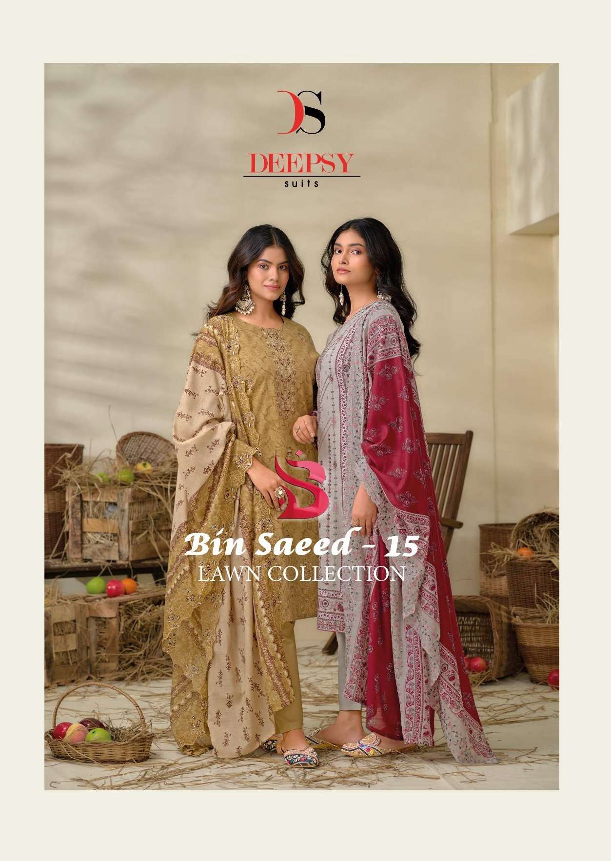DEEPSY SUITS BIN SAEED LAWN COLLECTION VOL 15 