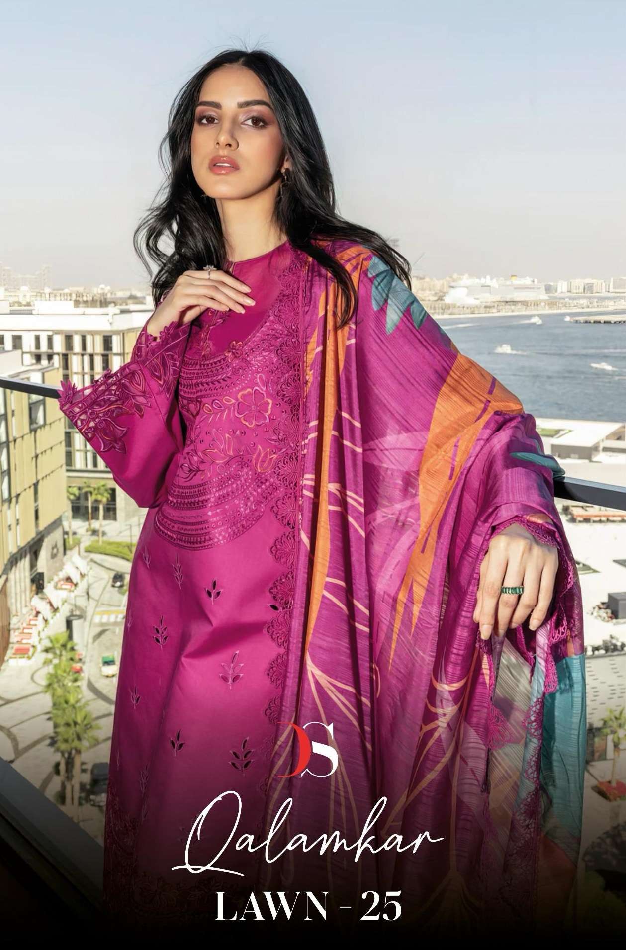 DEEPSY SUITS QALAMKAR LAWN 25