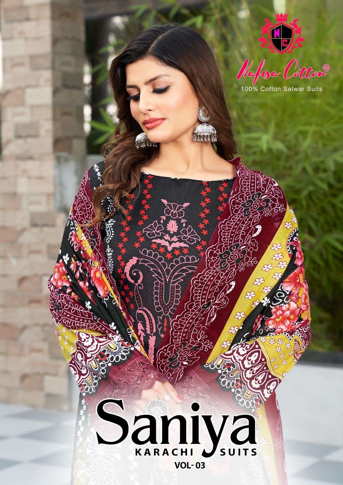 NAFISA COTTON SANIYA KARACHI SUITS VOL 3 