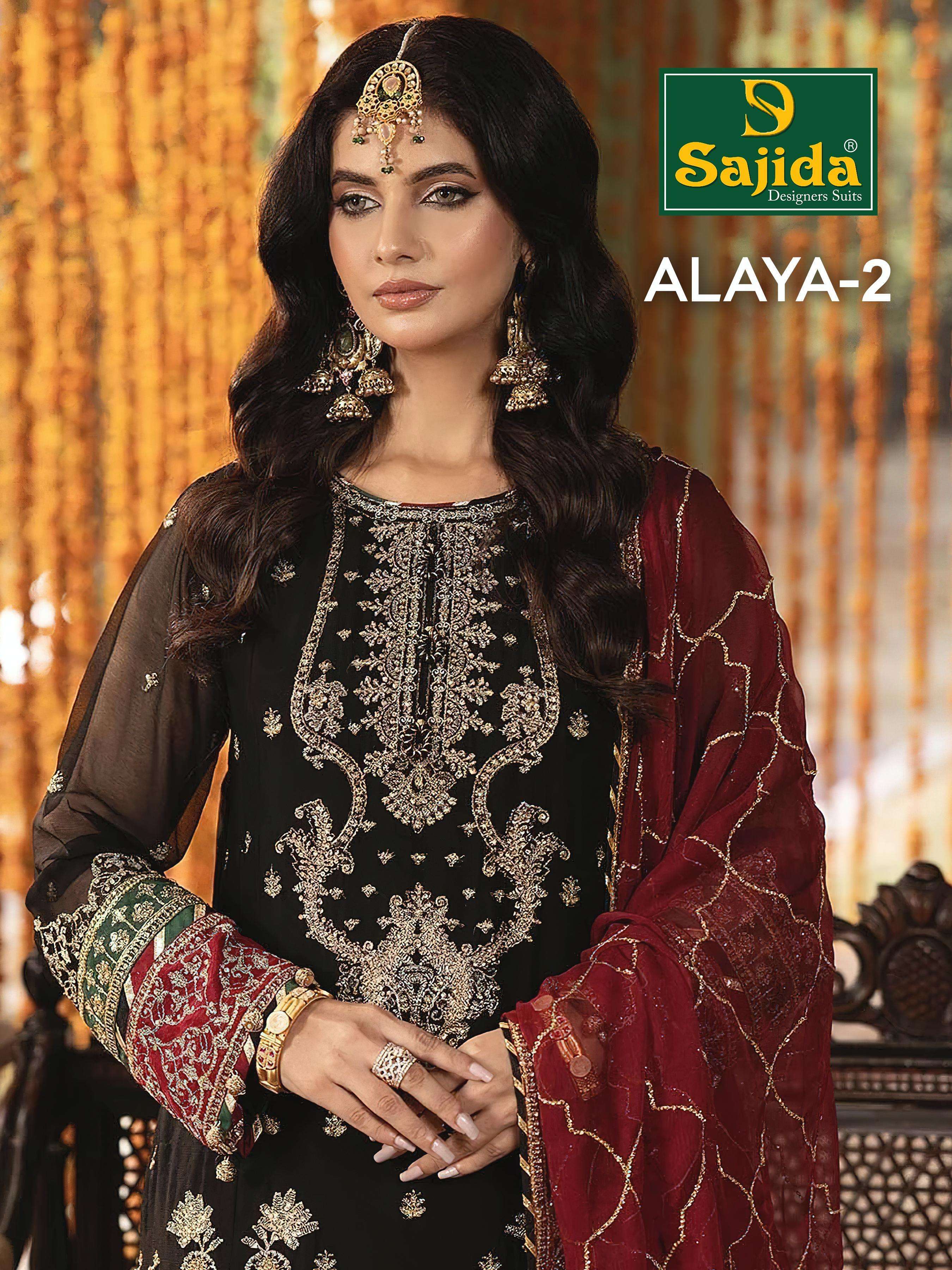 SAJIDA DESIGNER SUITS ALAYA VOL 2 