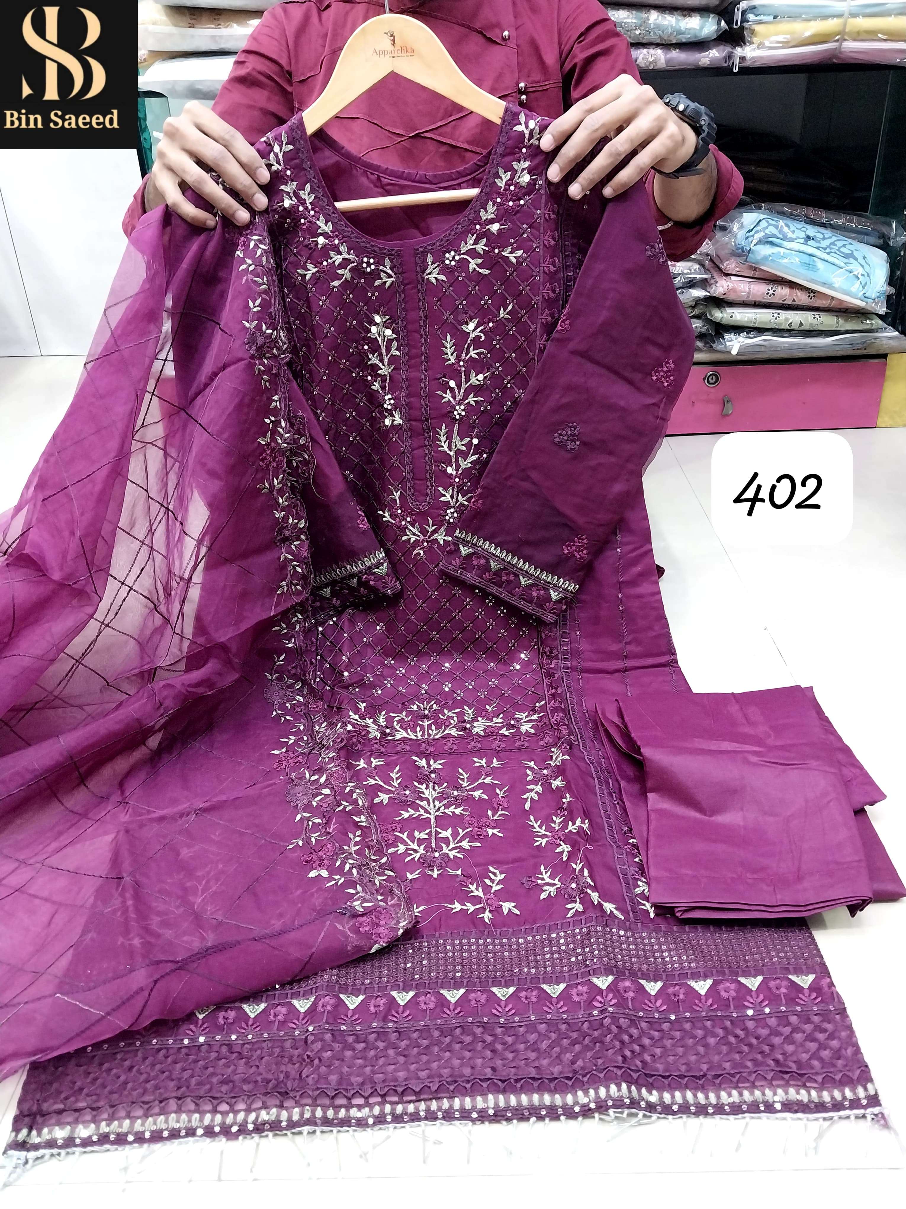 SAPPHIRE BIN SAEED READY MADE COLLECTION D NO 402 