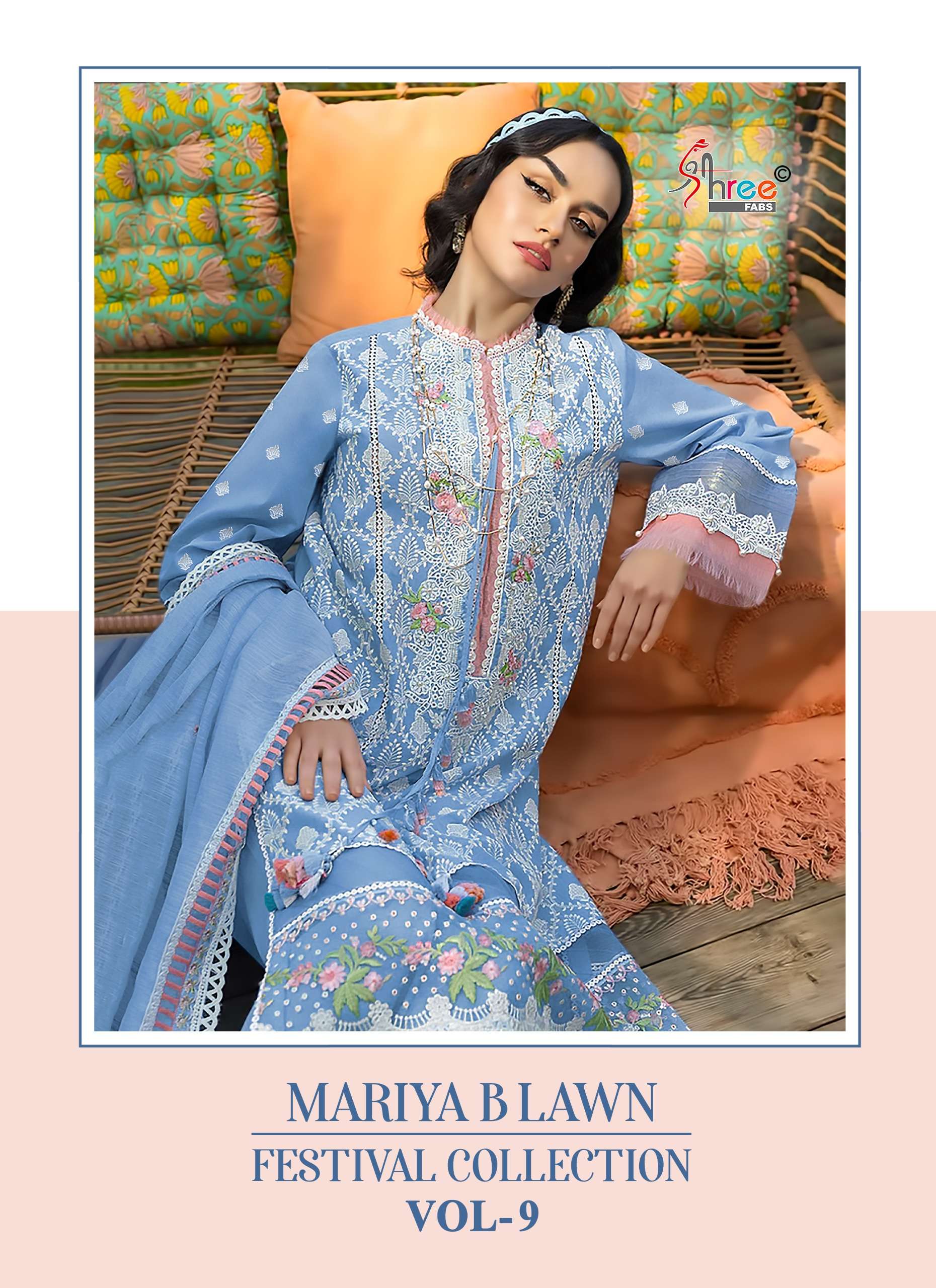 SHREE FABS MARIYA B LAWN FESTIVAL COLLECTION VOL 9 