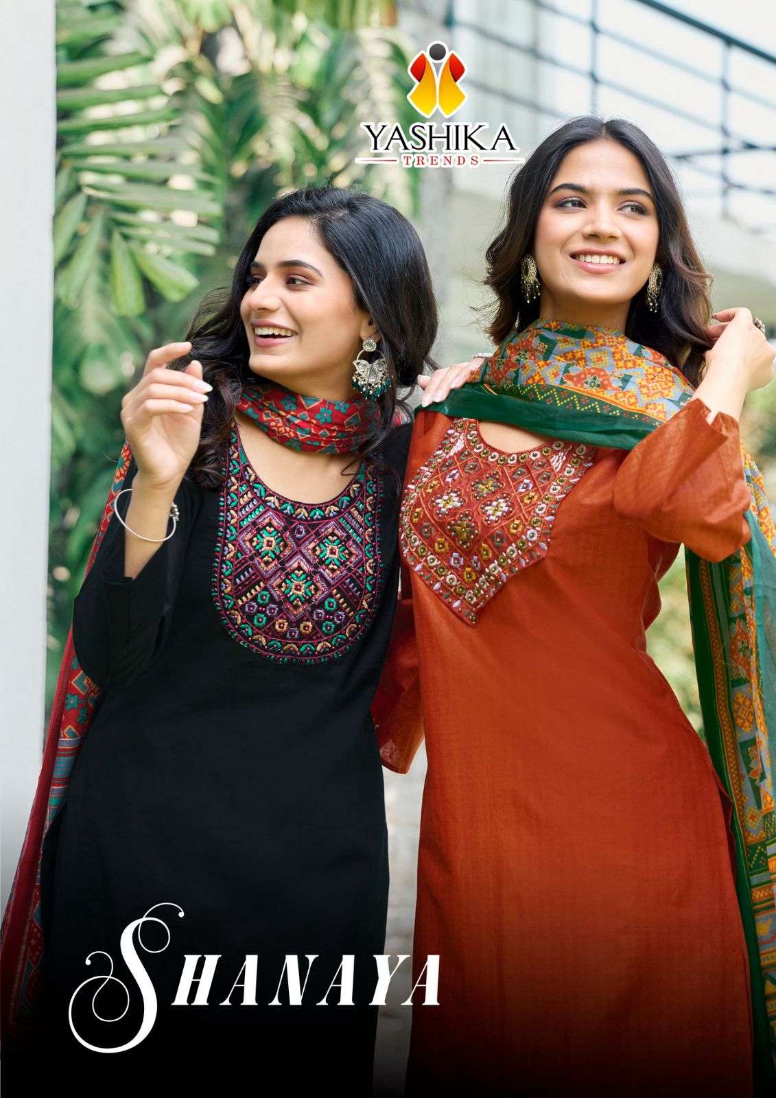 YASHIKA TRENDS SHANAYA COTTON FANCY WORK LADIES SUIT