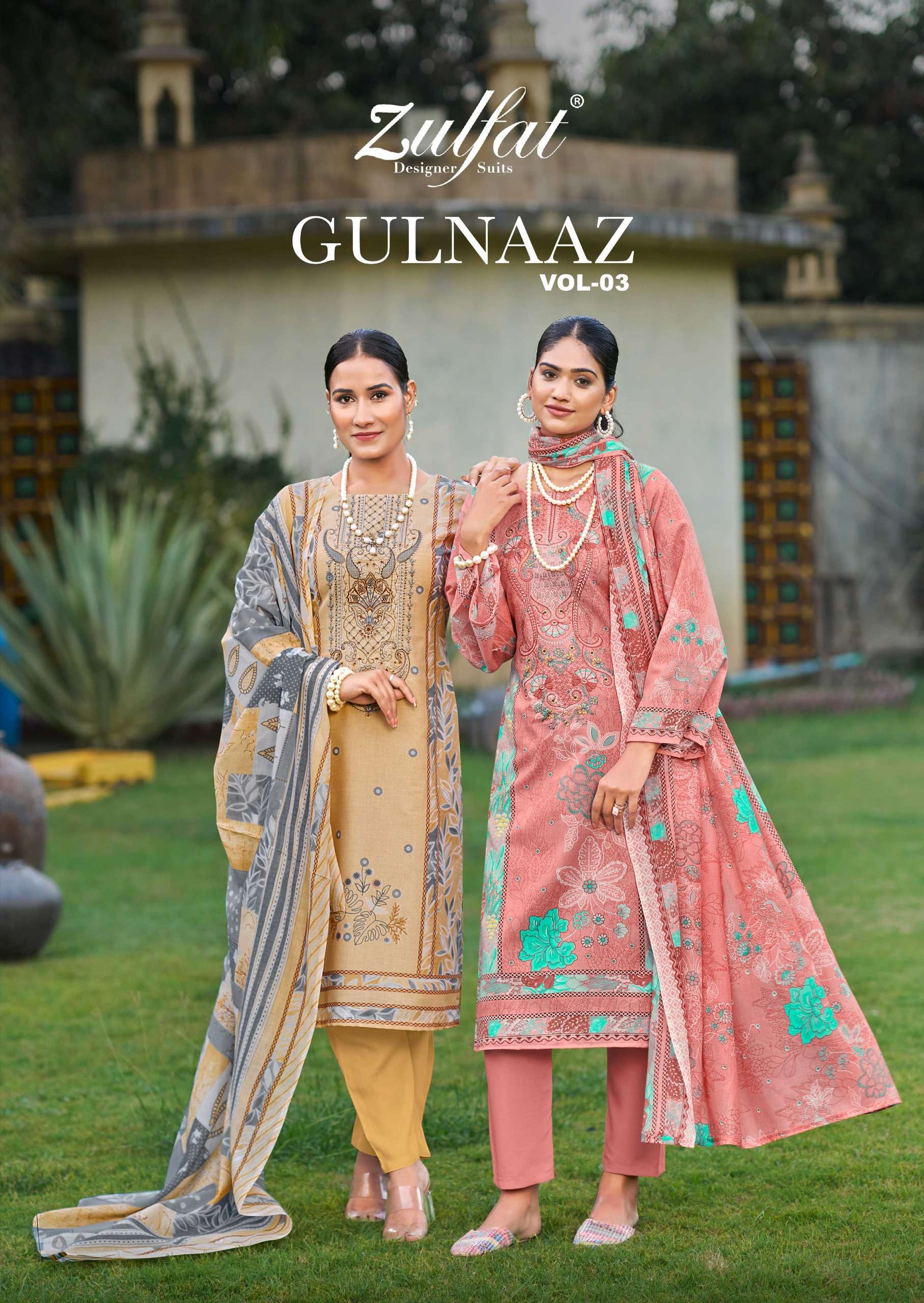 ZULFAT DESIGNER SUITS GULNAAZ VOL 3 